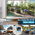 WiFi Projector, POYANK Upgraded 6500Lumens Portable Mini Projector, Full HD 1080P and 200” Display Supported, Compatible with Phone/TV Stick/HDMI/AV/USB/TF/VGA